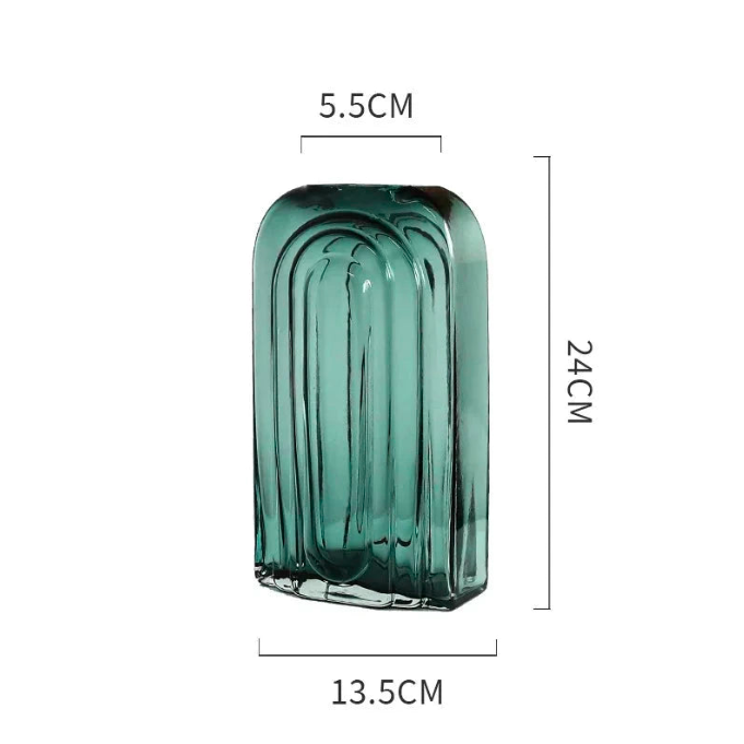 Kreative Glasvasen im nordischen Design