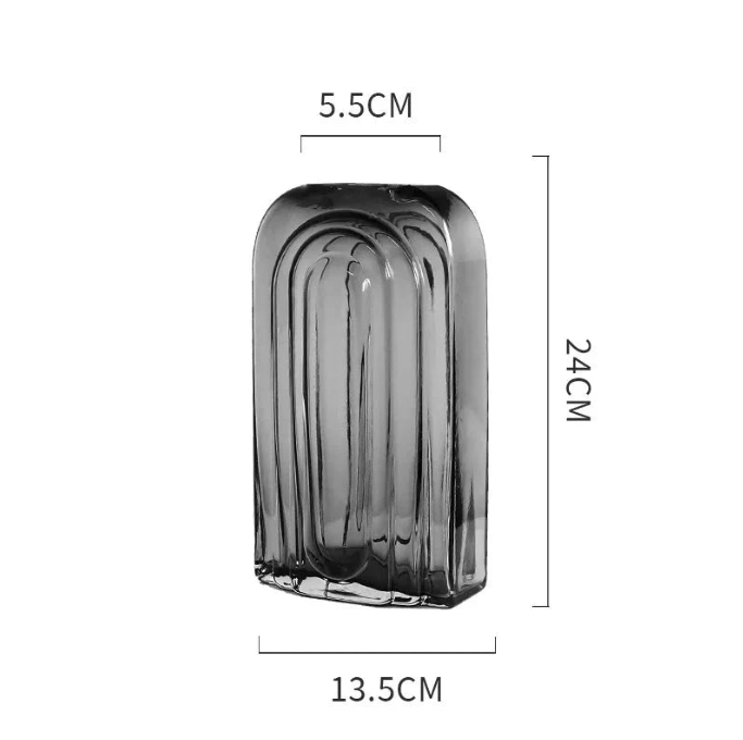 Kreative Glasvasen im nordischen Design