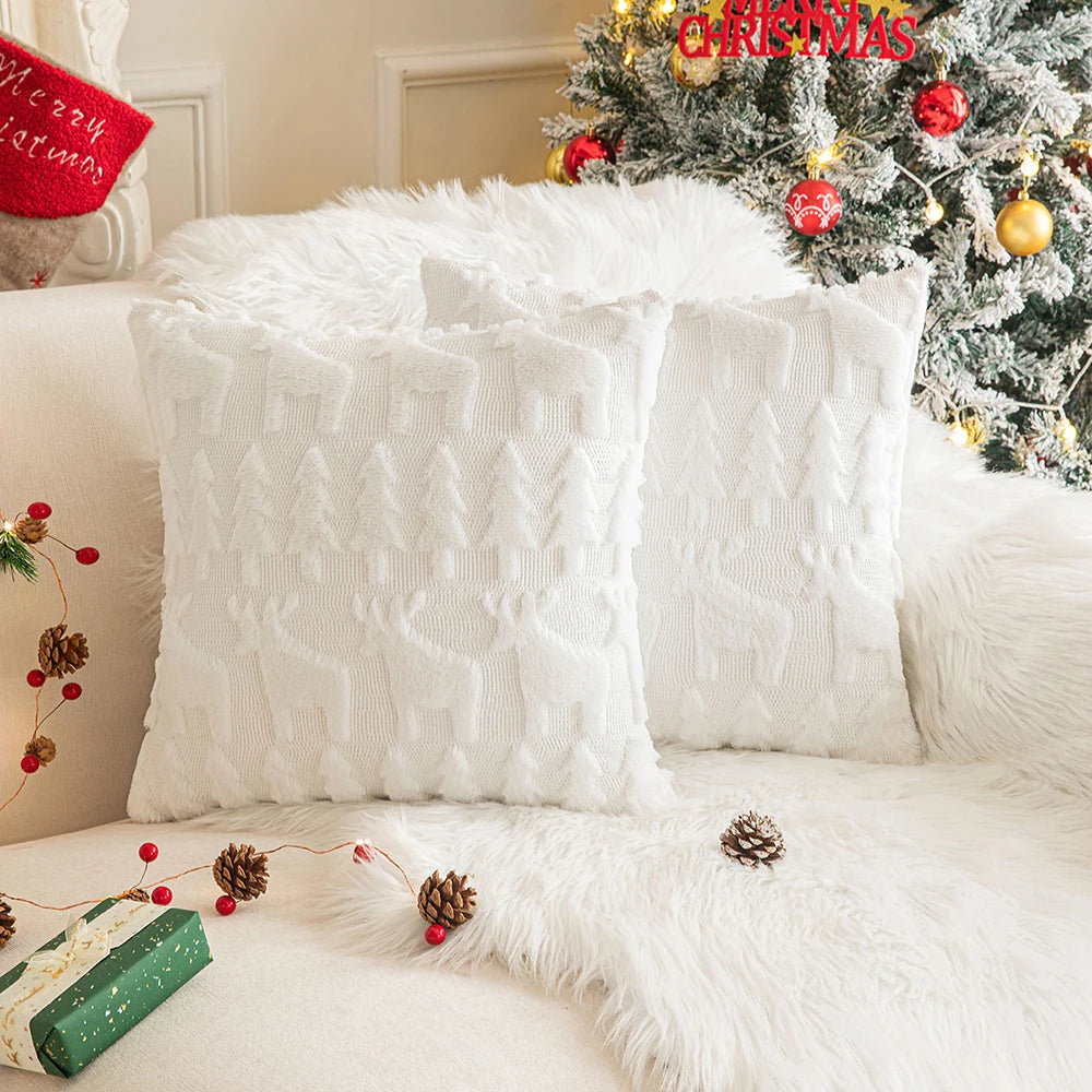 Weihnachtliche Kissenbezüge „Cozy Noel“